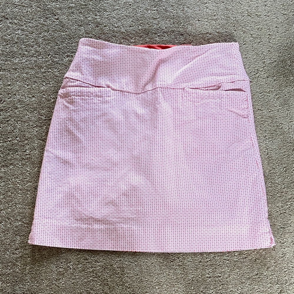 Elegant Peach Mini Skirt for Women